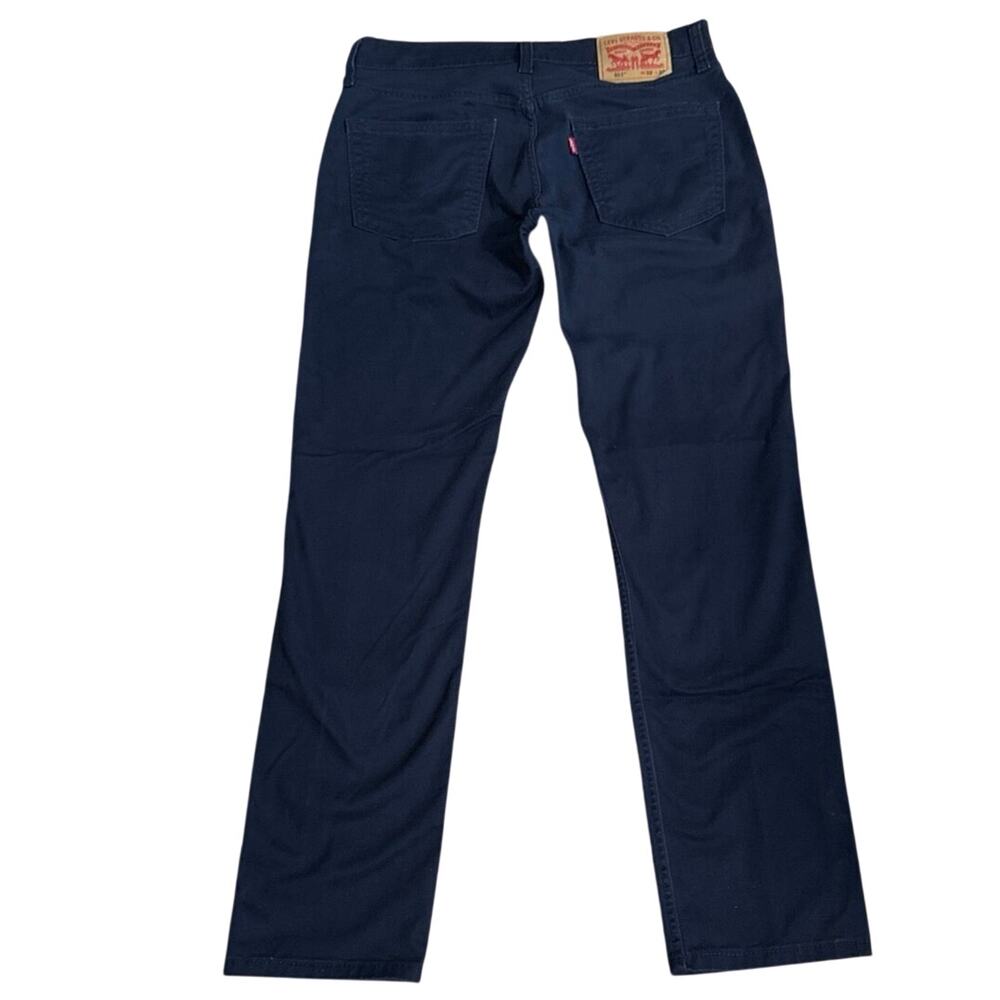 Levis 511 All Seasons Tech Pants Navy Blue Slim Size 32 x 32